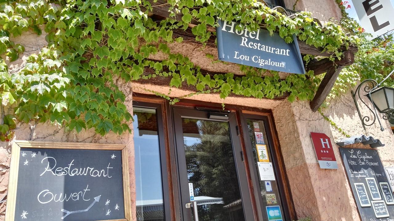 Hotel Lou Cigaloun Saint-Antonin-du-Var Exterior foto